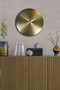 Wallity Reloj de Pared Decorativo de Metal Dorado